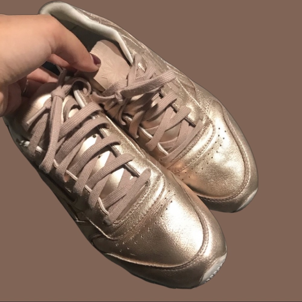 Limited Edition Rose Gold Reebok Sneakers